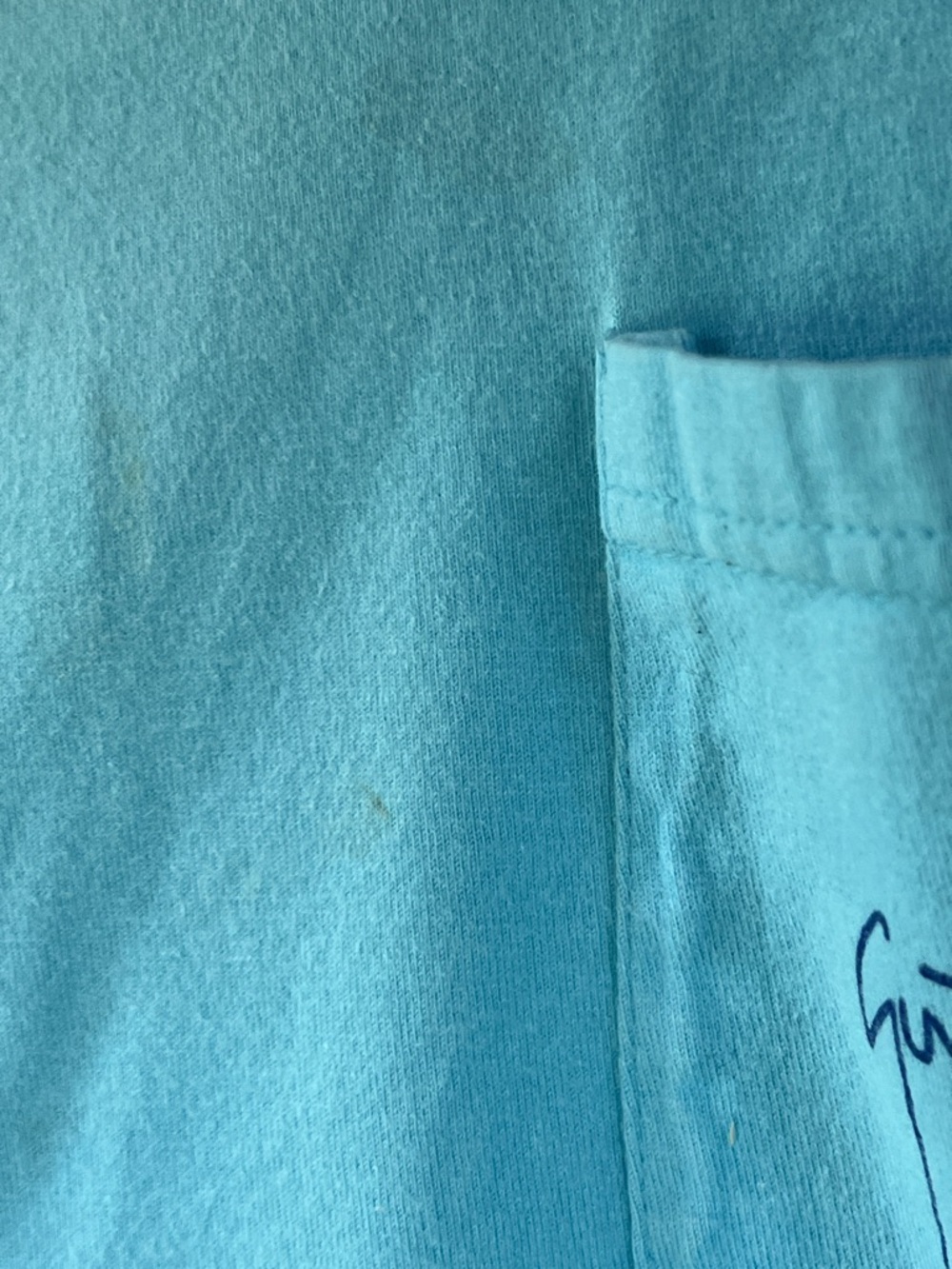 Guy Harvey Gulfstream Men's Back-Printed Cotton Tee Large Pool Blue - Picture 5 of 7
